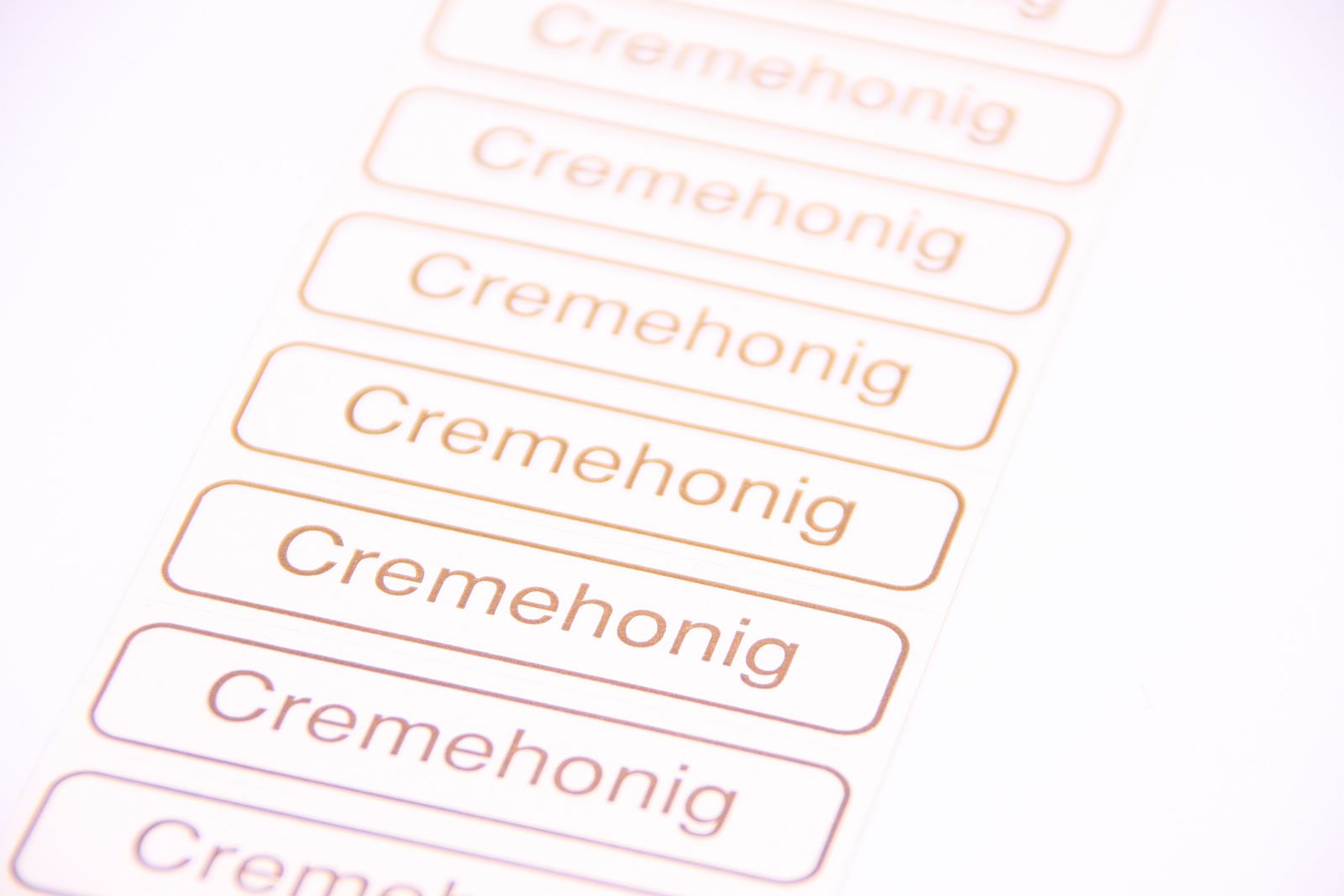 Etikett Sortenbezeichnung
