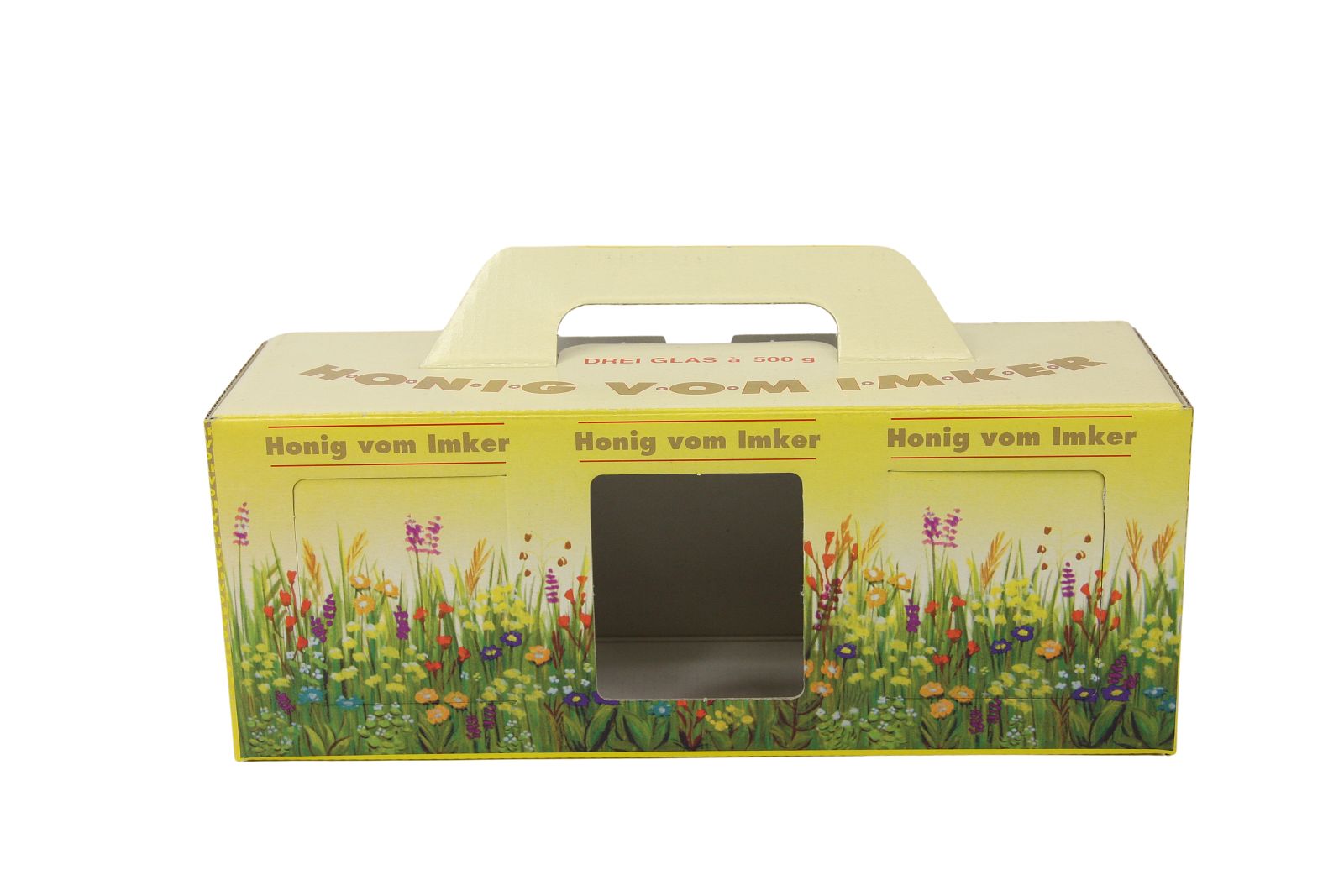 Geschenkkarton 3 x 500 g "Blumenwiese"