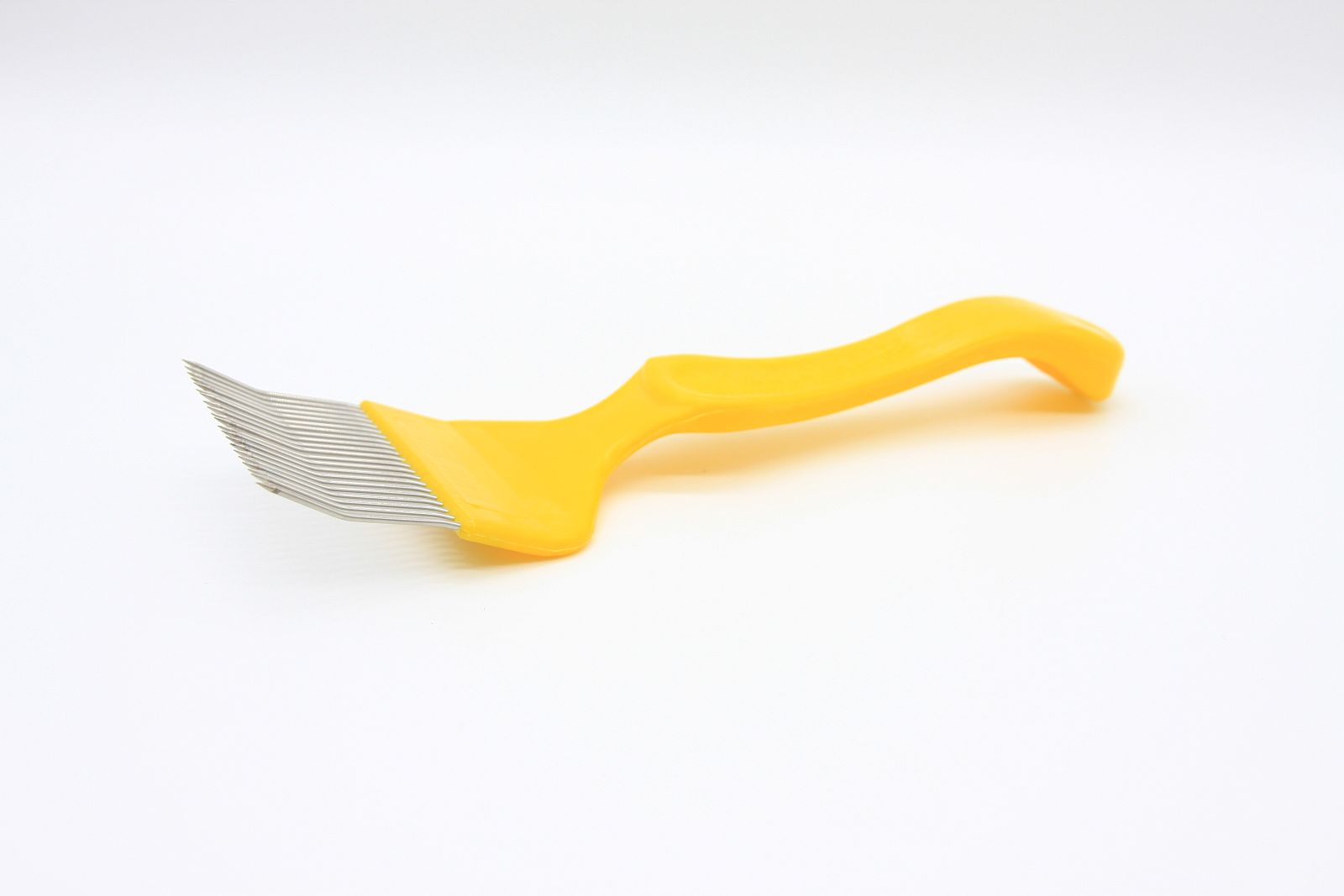 Entdeckelungsgabel PVC gebogen gelb
