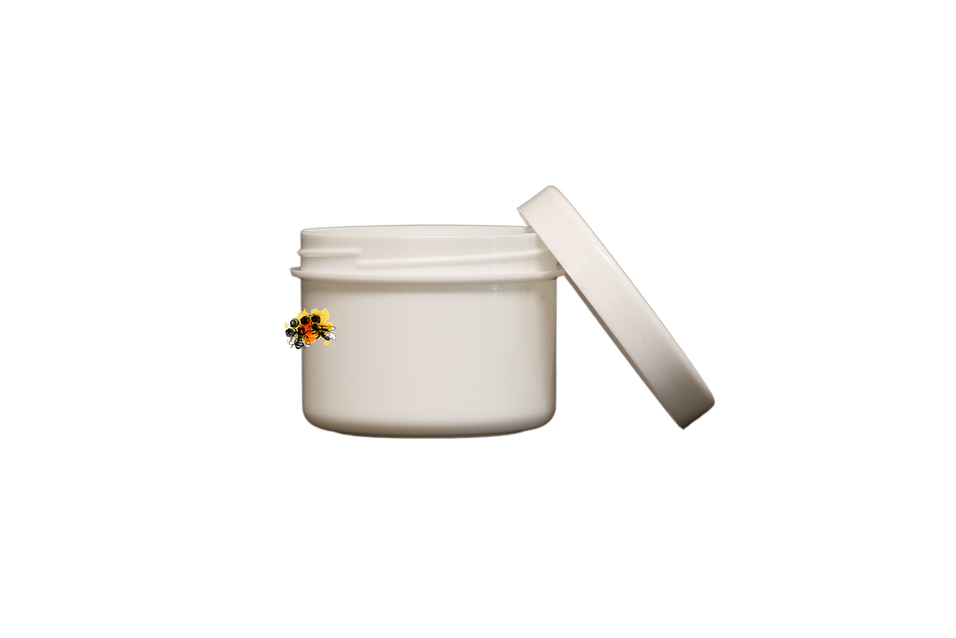 Cremetiegel Kunststoff weiß 25ml