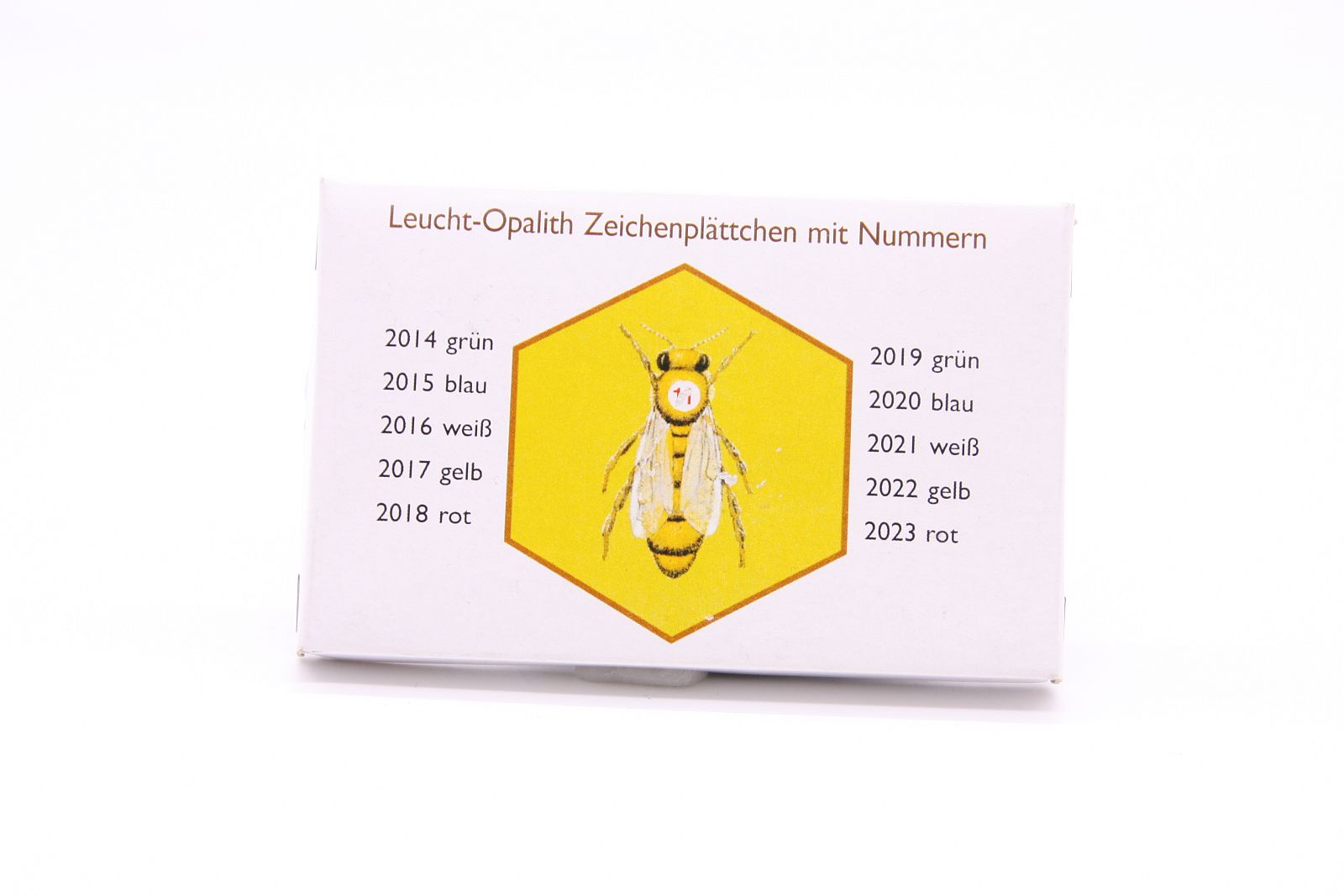 Leucht-Opalith Zeichenplättchen mit Nummern SET