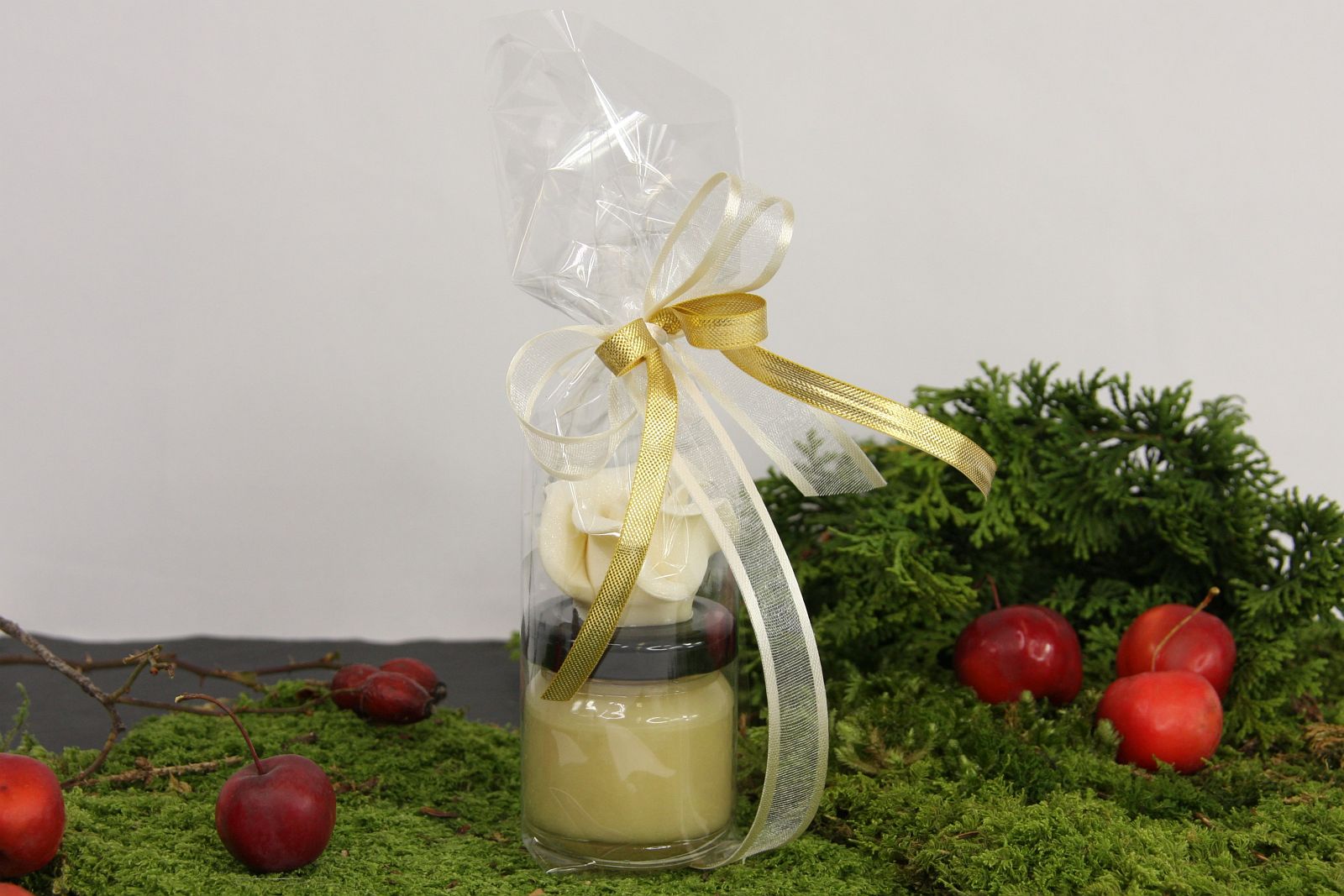 Cremehonig 50g mit Schokolade-Rose weiß